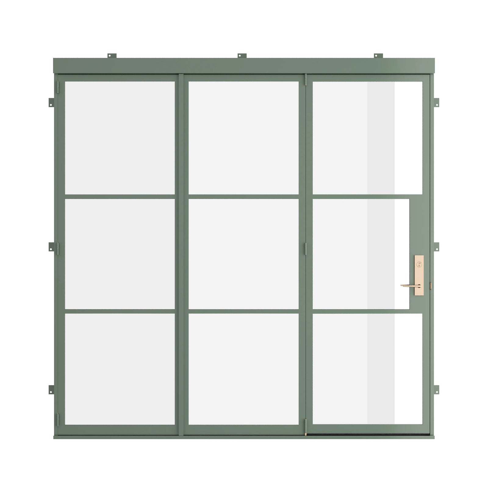 Pinkys Air 4 steel door, bifold, closed