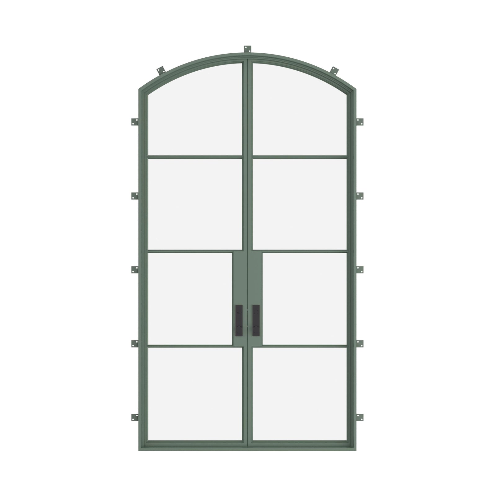 Pinkys Air 4 steel door, double, arch, closed