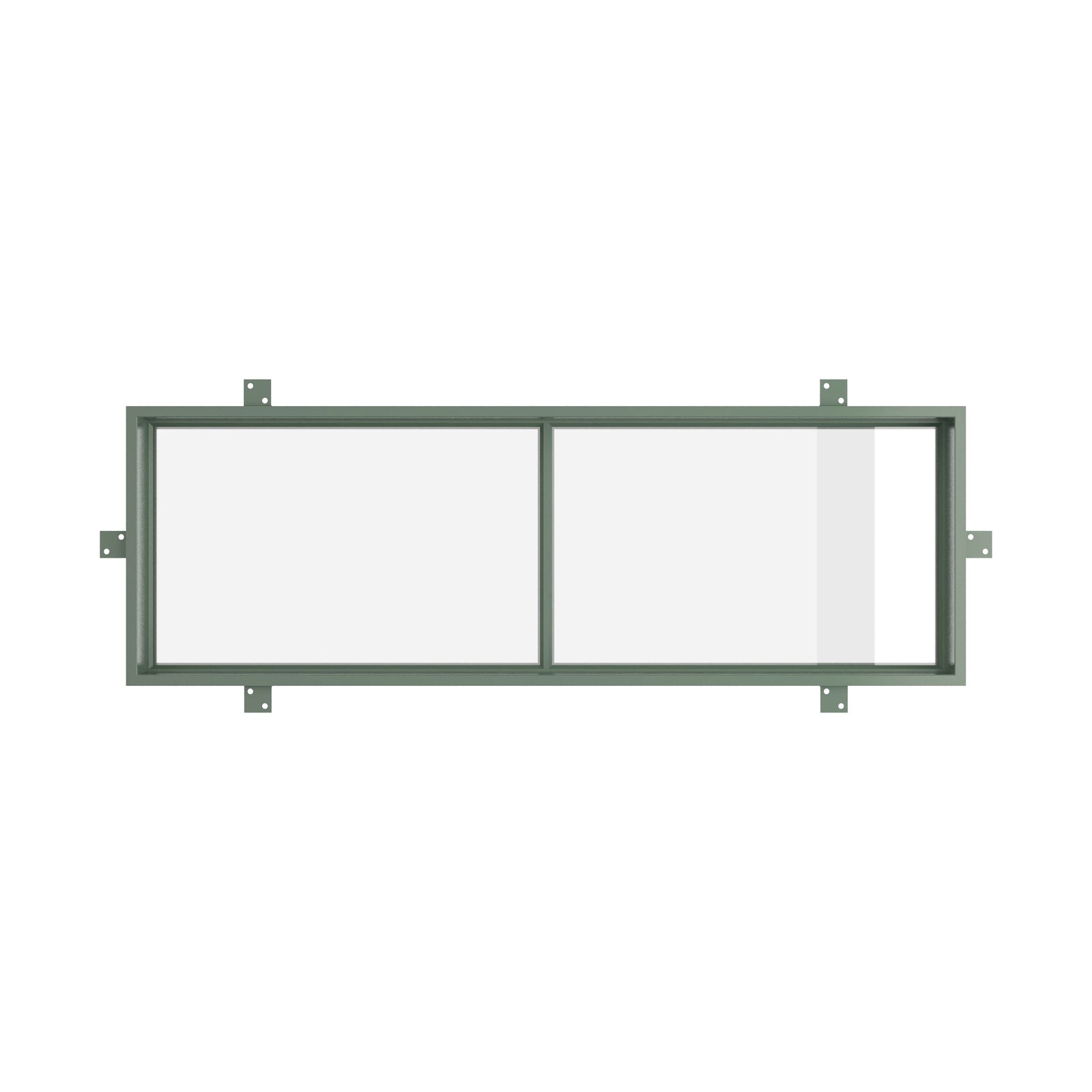 Pinkys Air 4 steel door, with a flat top window