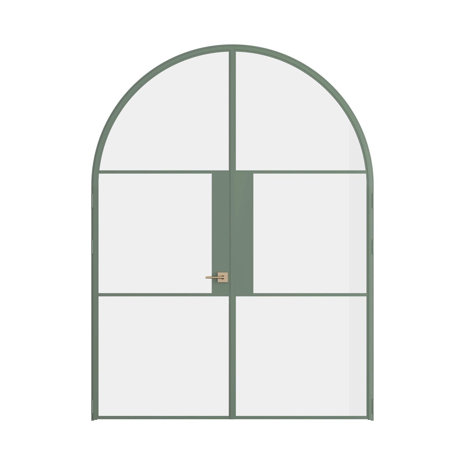 Pinkys Air 4 interior steel door, double, full arch, closed