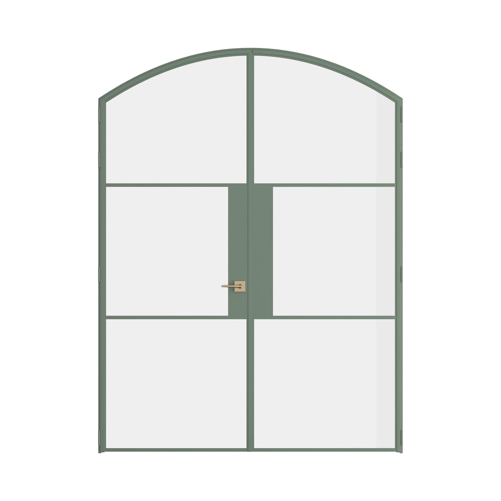 Pinkys Air 4 interior steel door, double, arch, closed