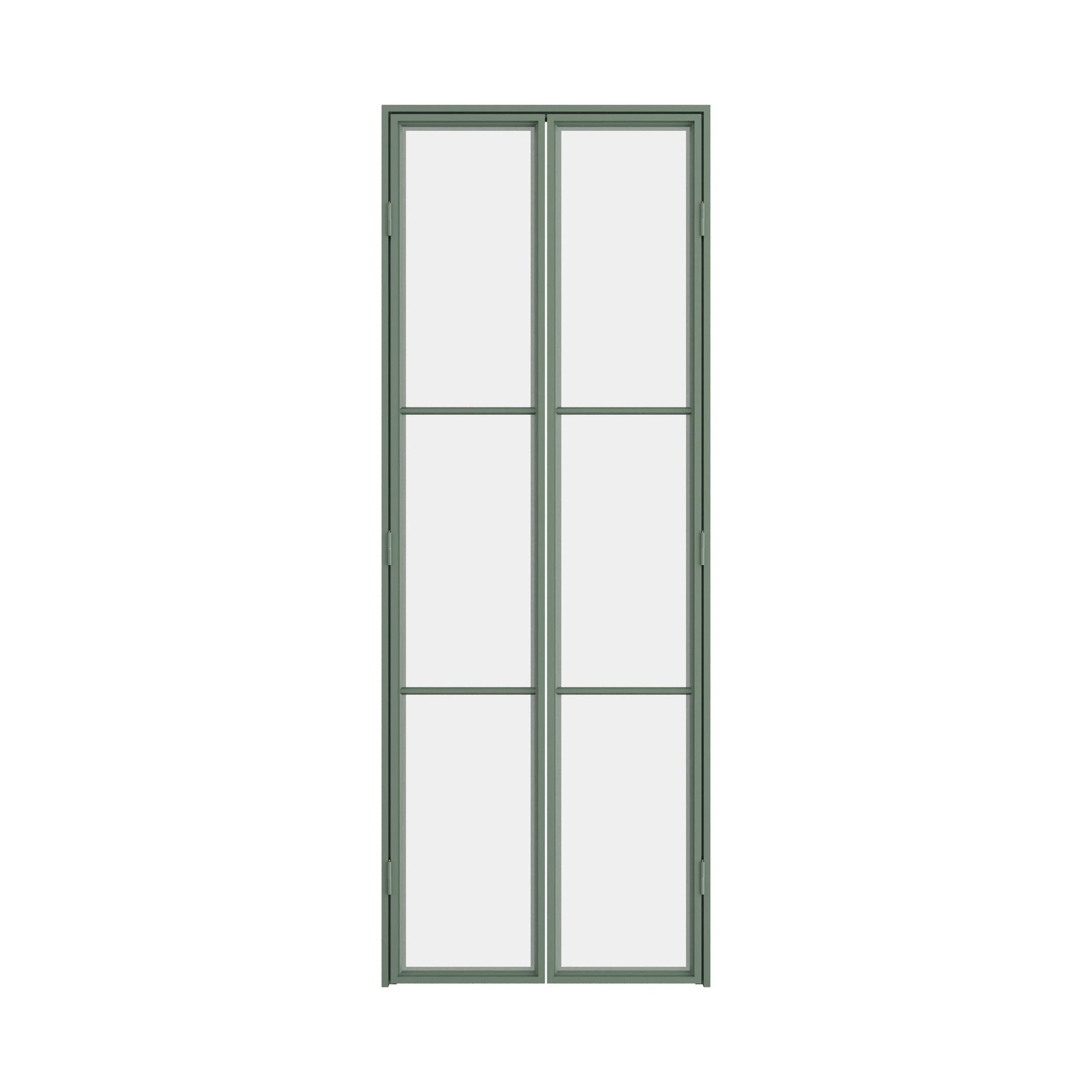 Pinkys Air 4 steel door, double, flat, closed