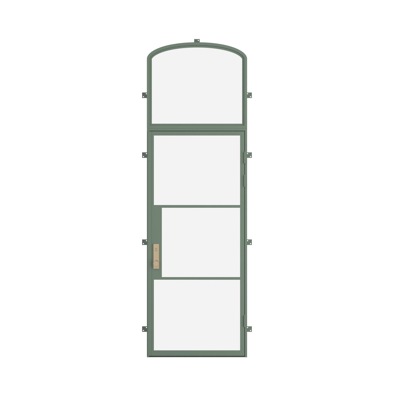 Pinkys Air 4 steel door, with a mini-arch top window