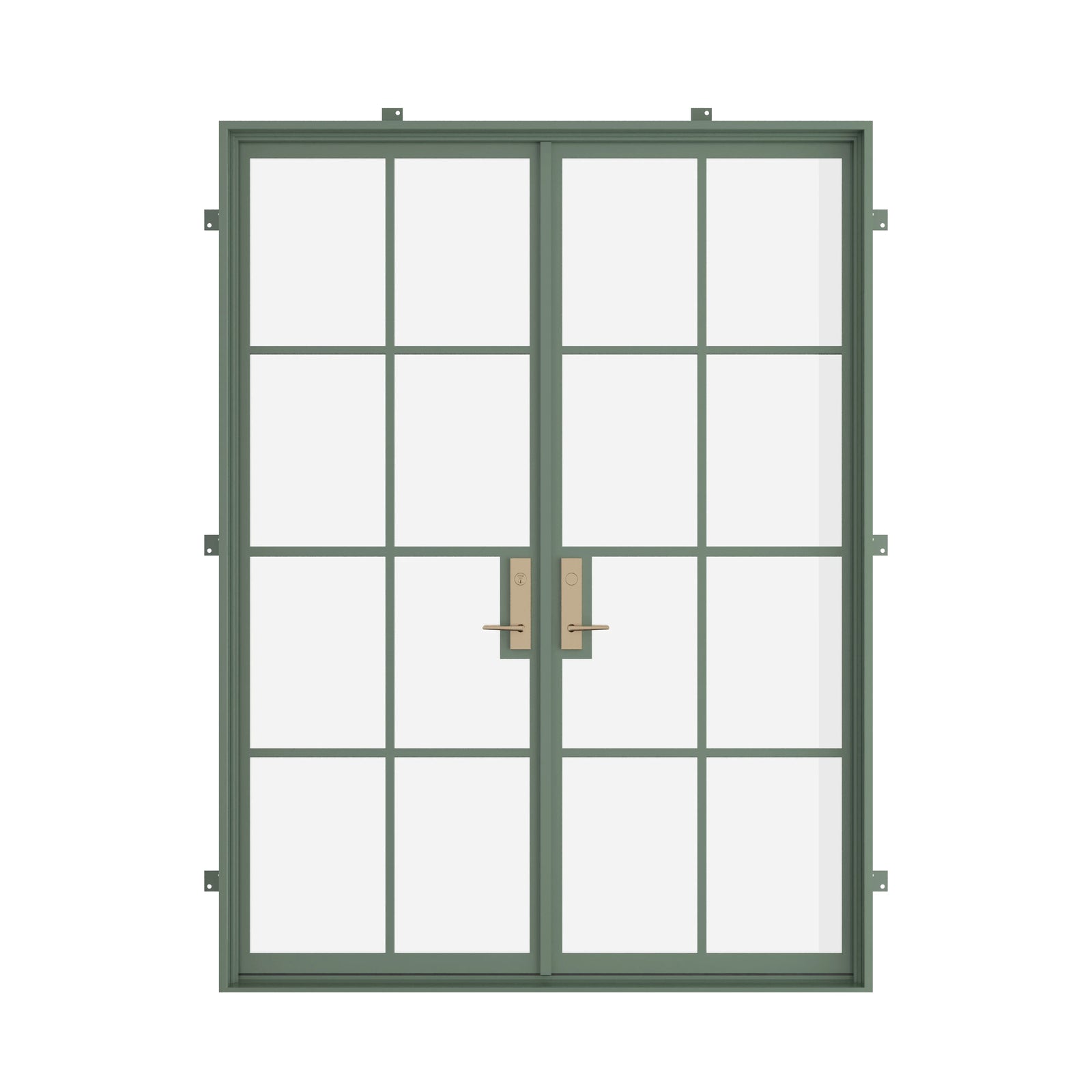 Pinkys Air 5 steel door, double, flat, closed