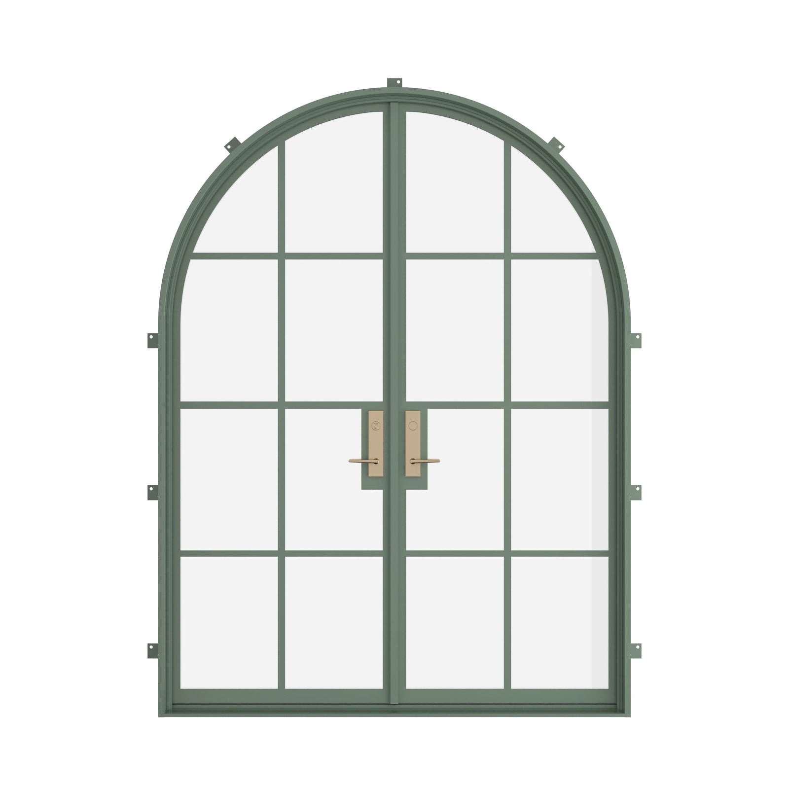 Pinkys Air 5 steel door, double, arch, closed