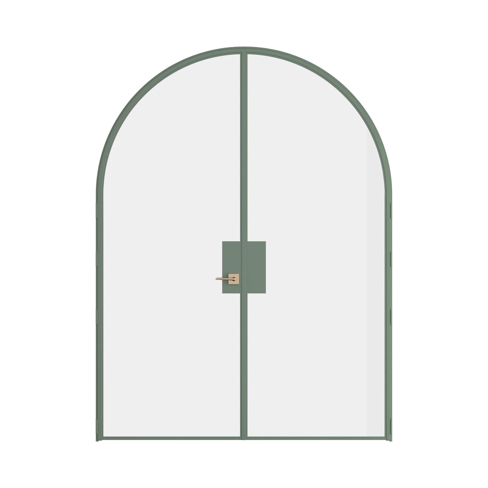 Pinkys Air Lite interior steel door, double, full arch, closed