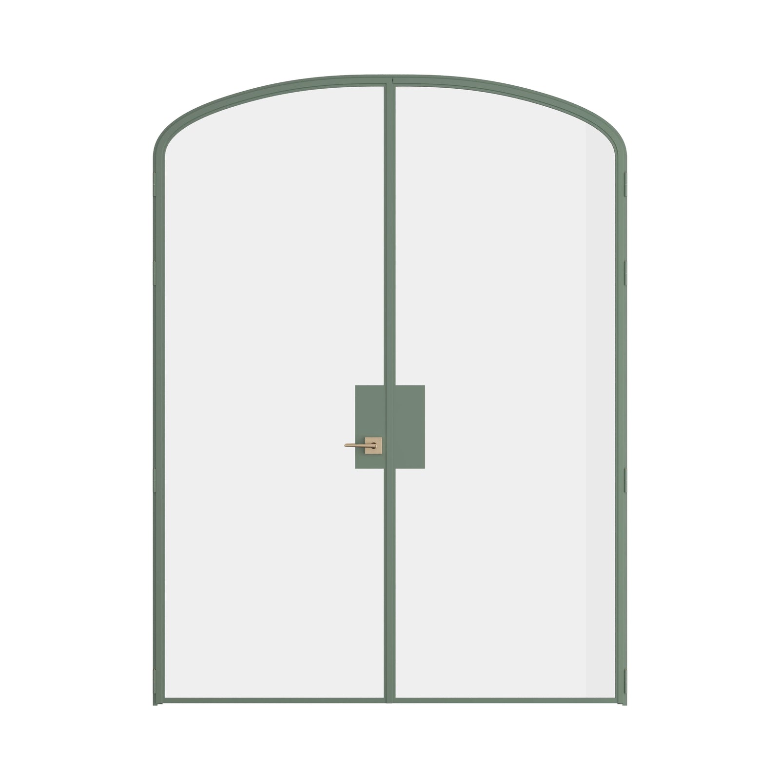 Pinkys Air Lite interior steel door, double, arch, closed