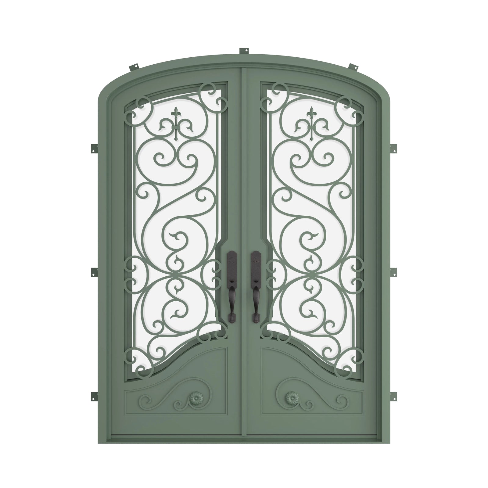 Pinkys Beverly steel door, double, mini arch, closed