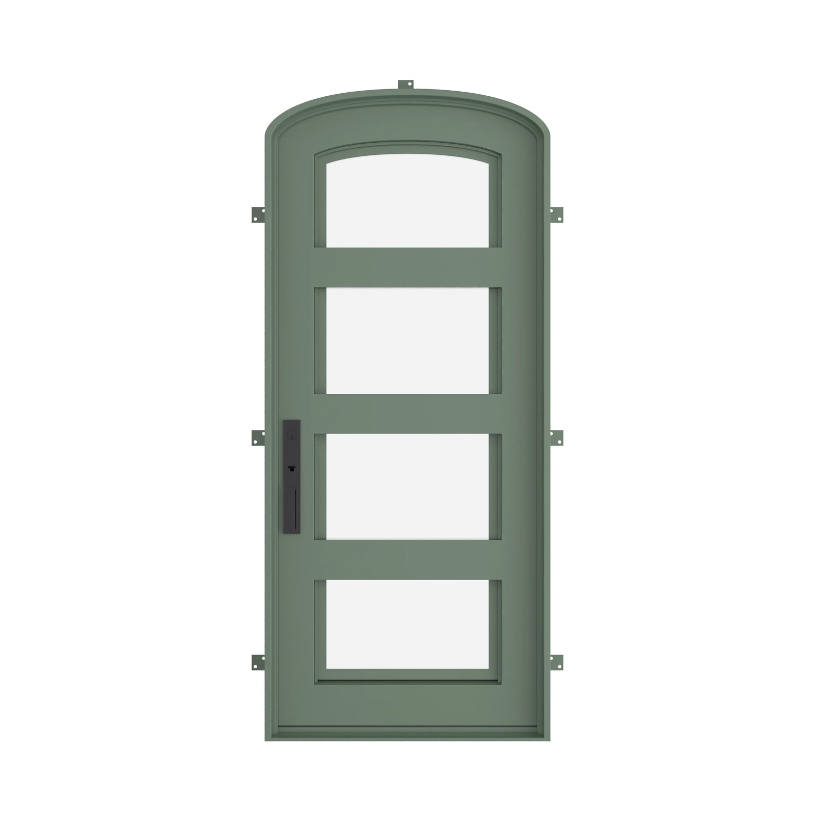 Pinkys Knox steel door, single, mini arch, closed