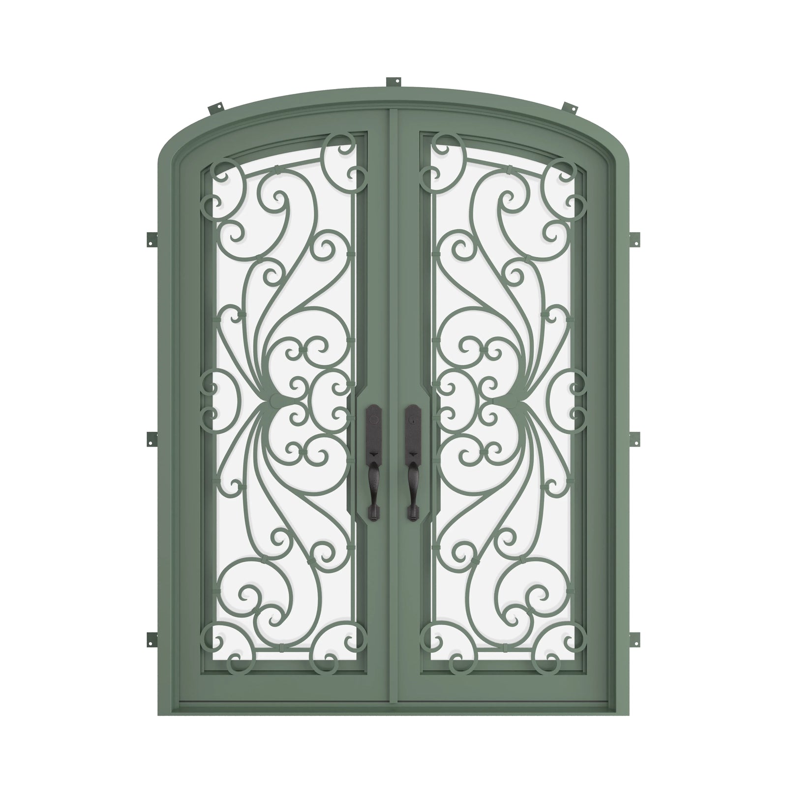 Pinkys Miracle steel door, double, mini arch, closed