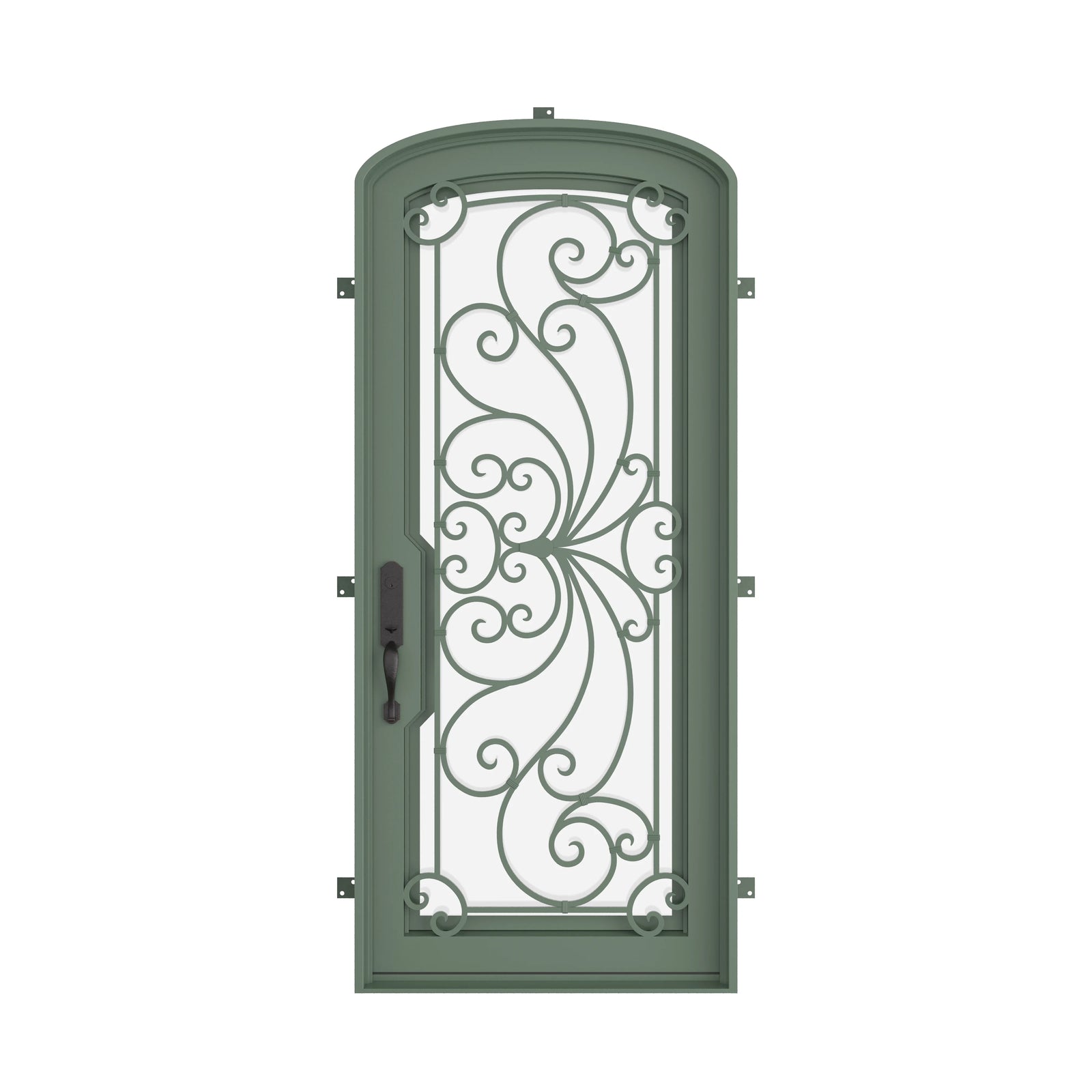 Pinkys Miracle steel door, single, mini arch, closed