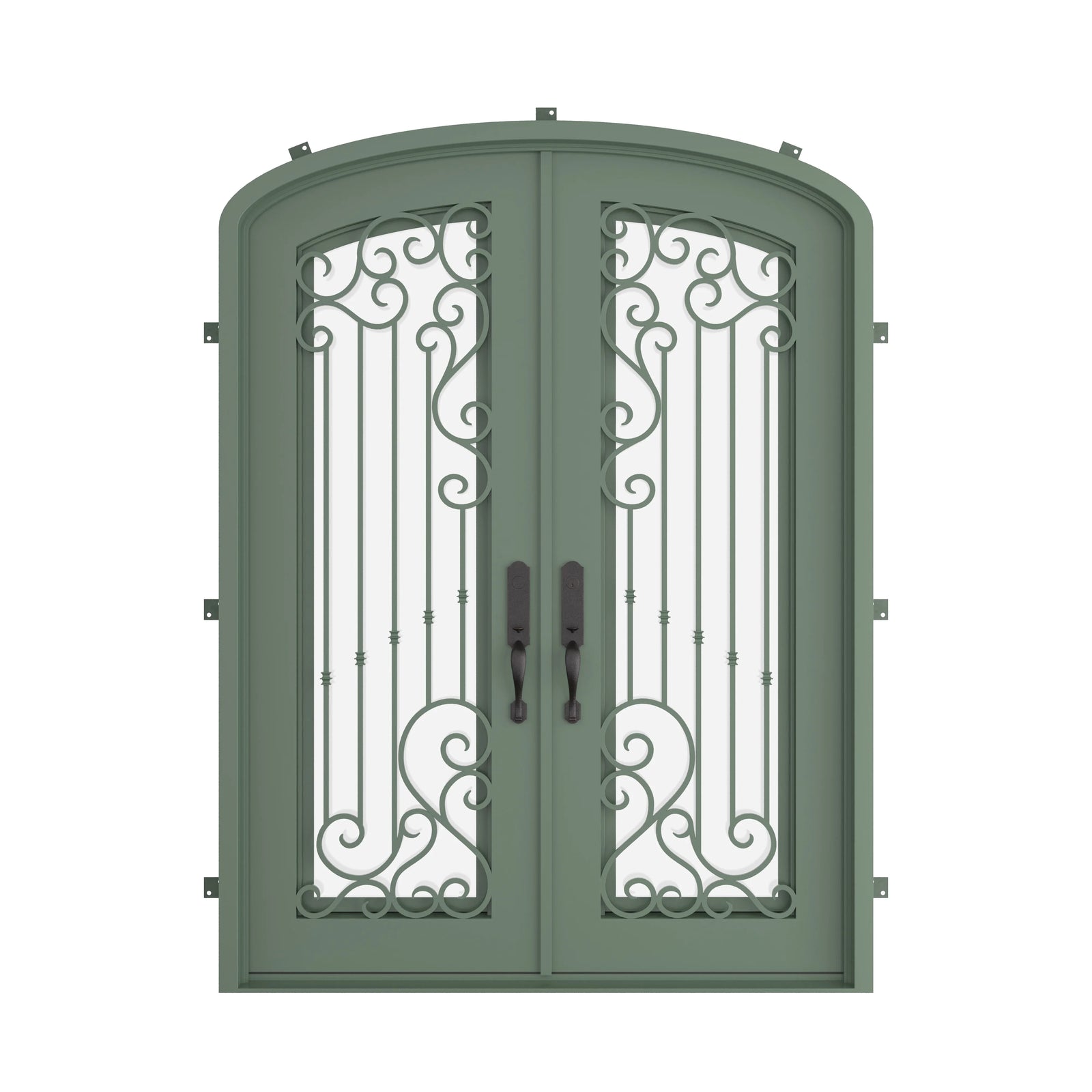 Pinkys Paris steel door, double, mini arch, closed