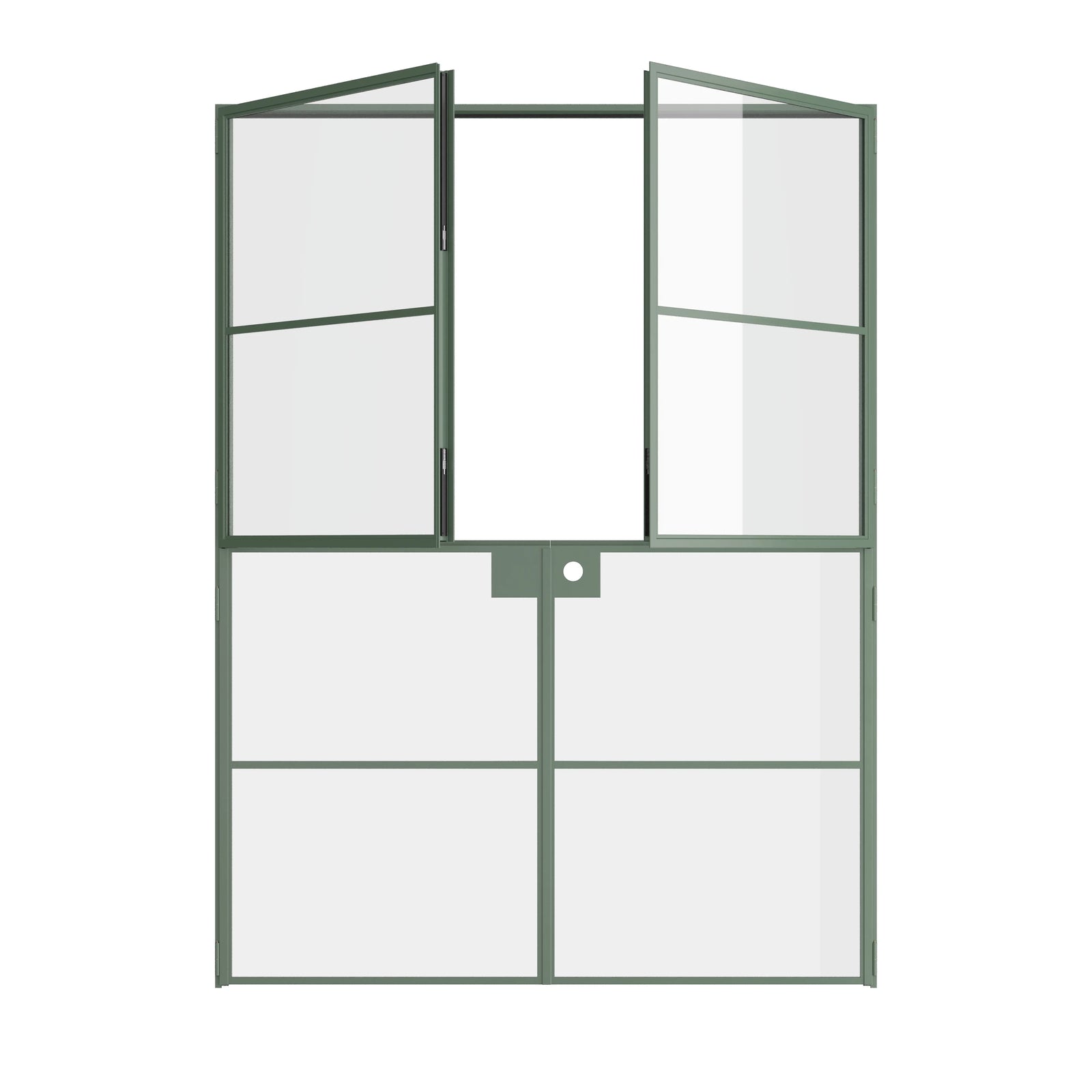 Pinkys Air 4 interior steel door, double, flat, Dutch, open