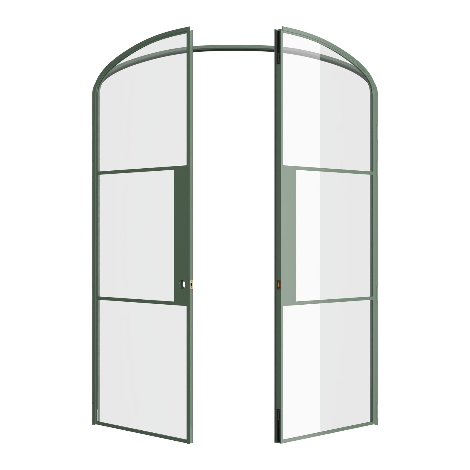 Pinkys Air 4 interior steel door, double, mini arch, open