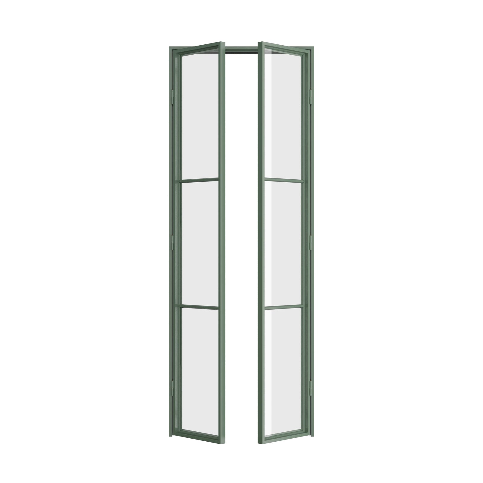 Pinkys Air 4 steel door, double, flat, open
