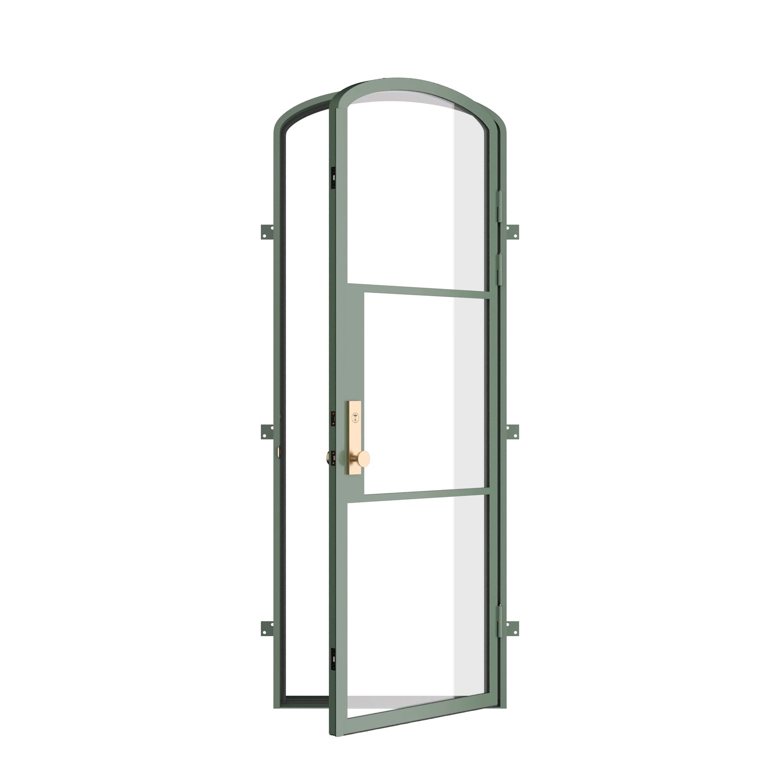 Pinkys Air 4 steel door, single, mini arch, open