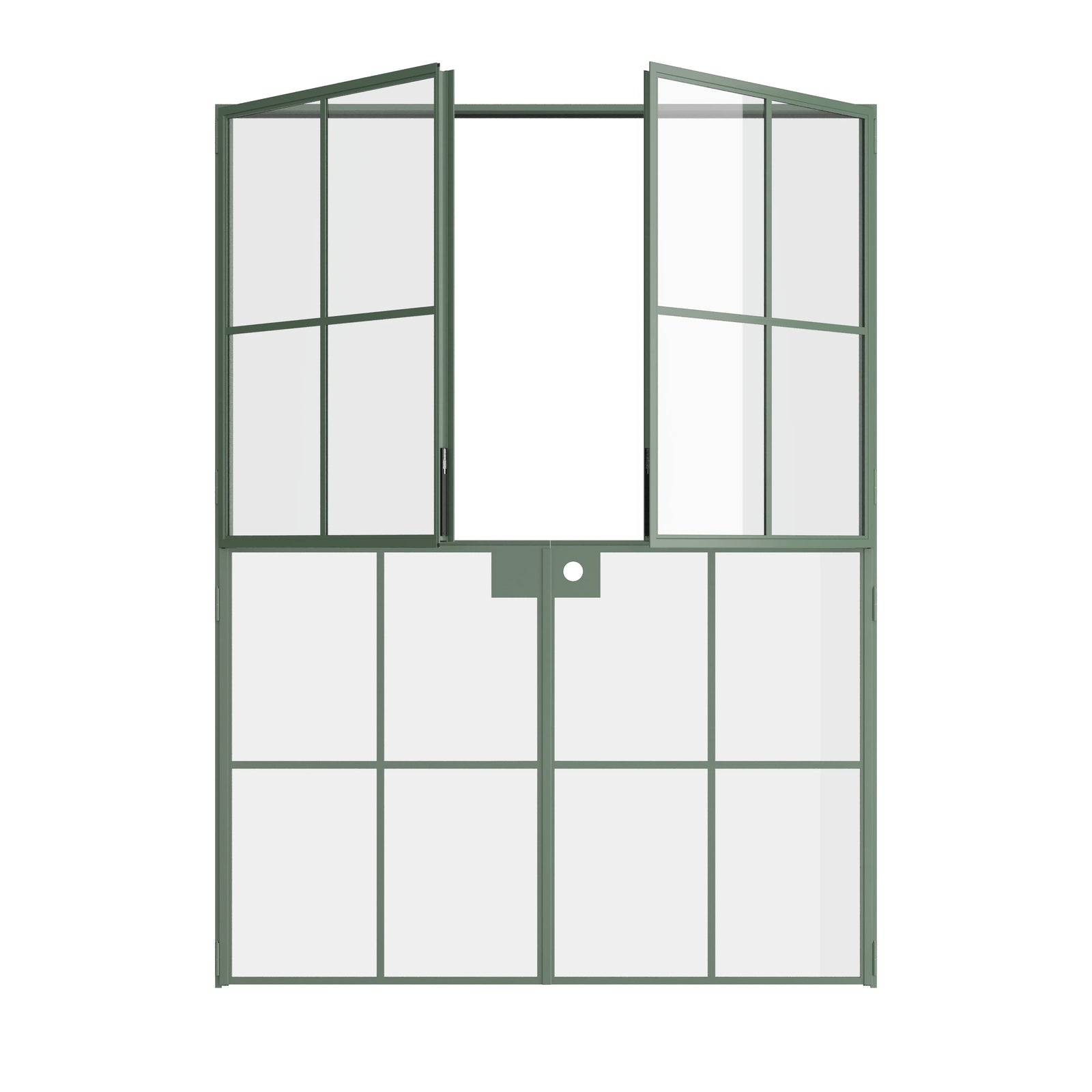 Pinkys Air 5 interior steel door, double, flat, Dutch, open