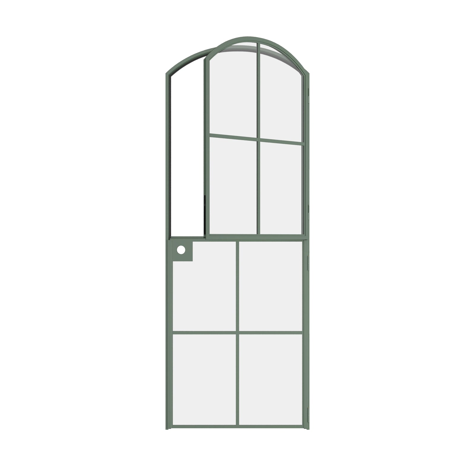 Pinkys Air 5 interior steel door, single, arch, Dutch, open