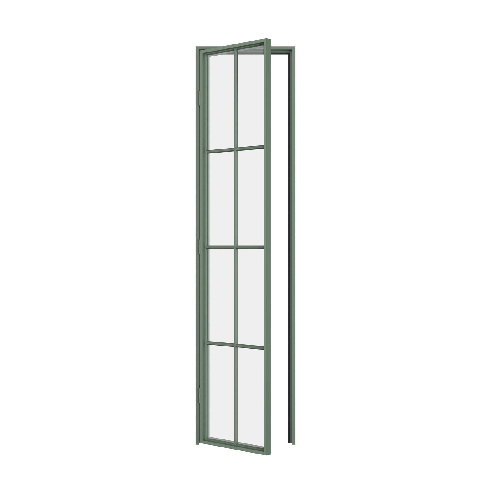 Pinkys Air 5 steel door, single, flat, open