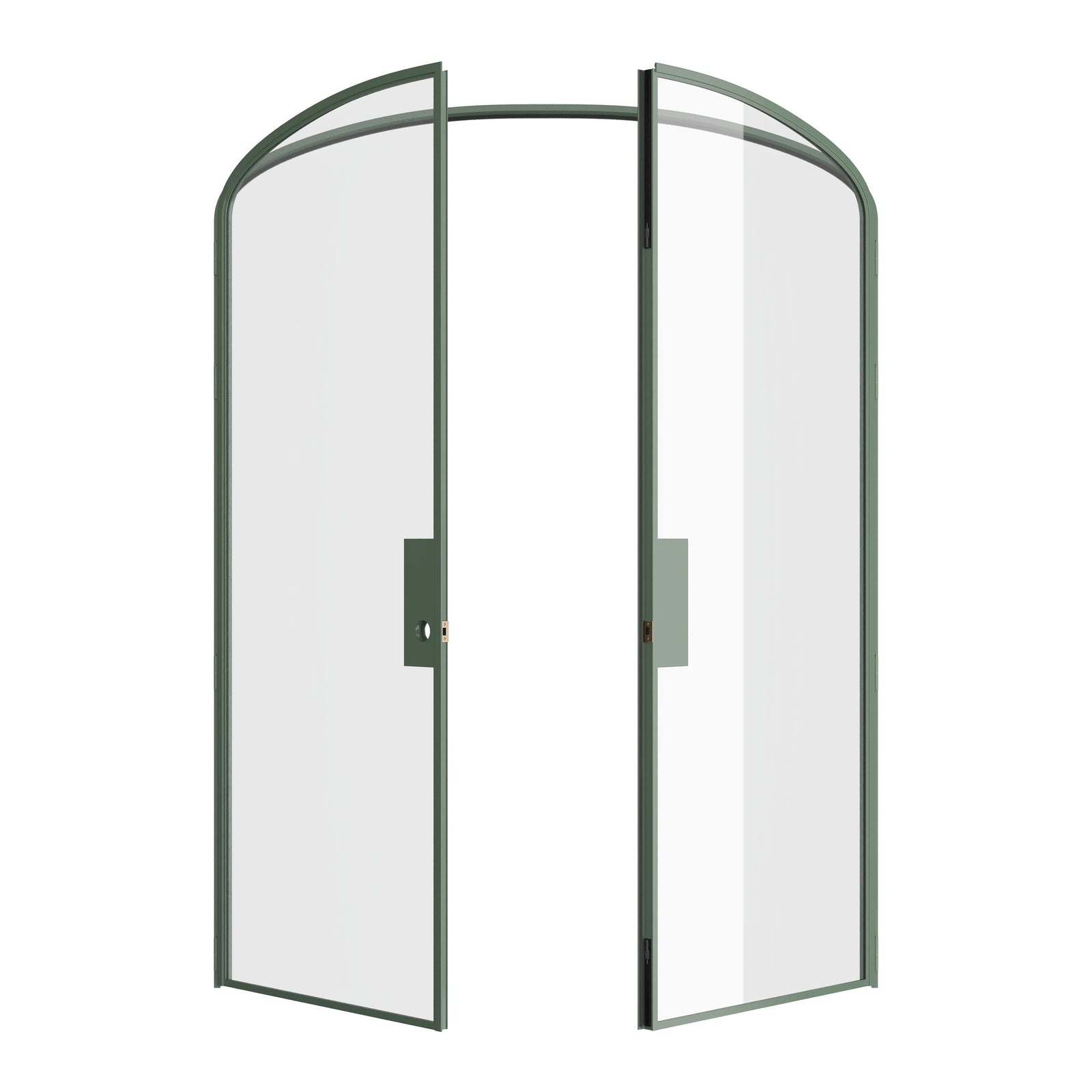 Pinkys Air Lite interior steel door, double, mini arch, open