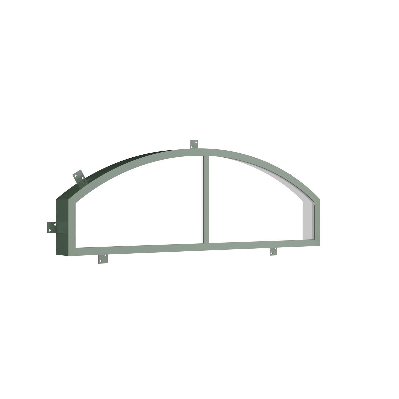 Pinkys Air 4 steel door, with an arch top window