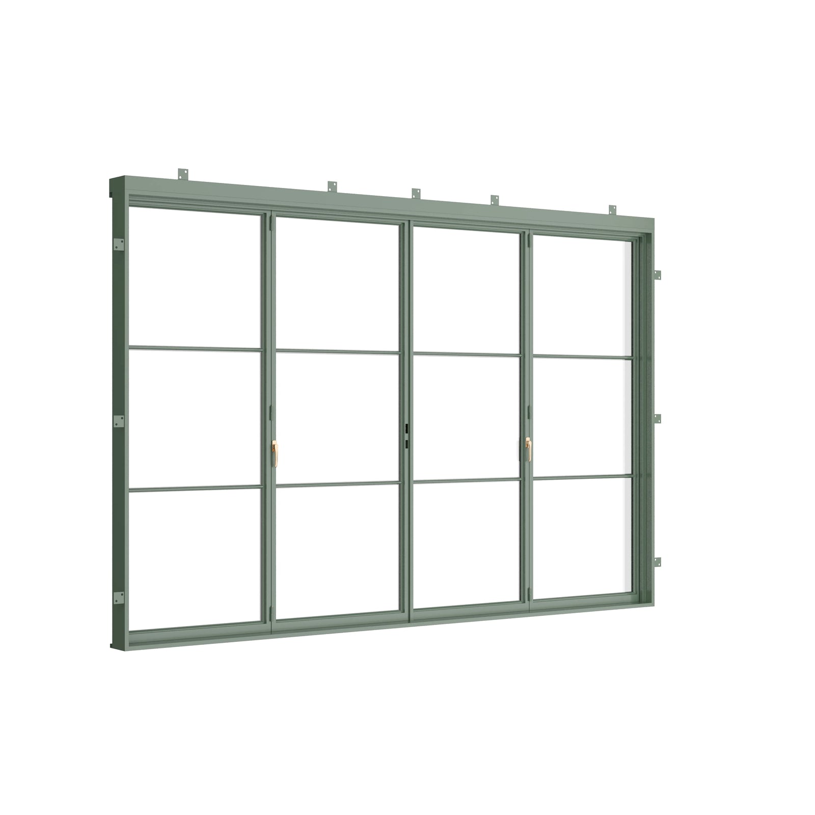 Pinkys Air 4 steel door, bifold, center-split, closed