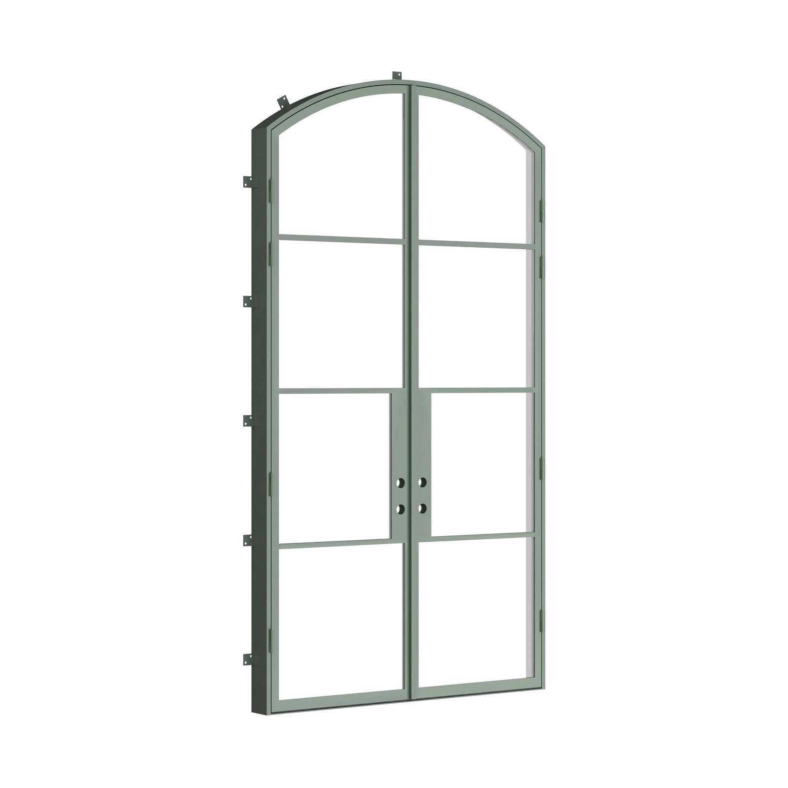 Pinkys Air 4 steel door, double, arch, closed
