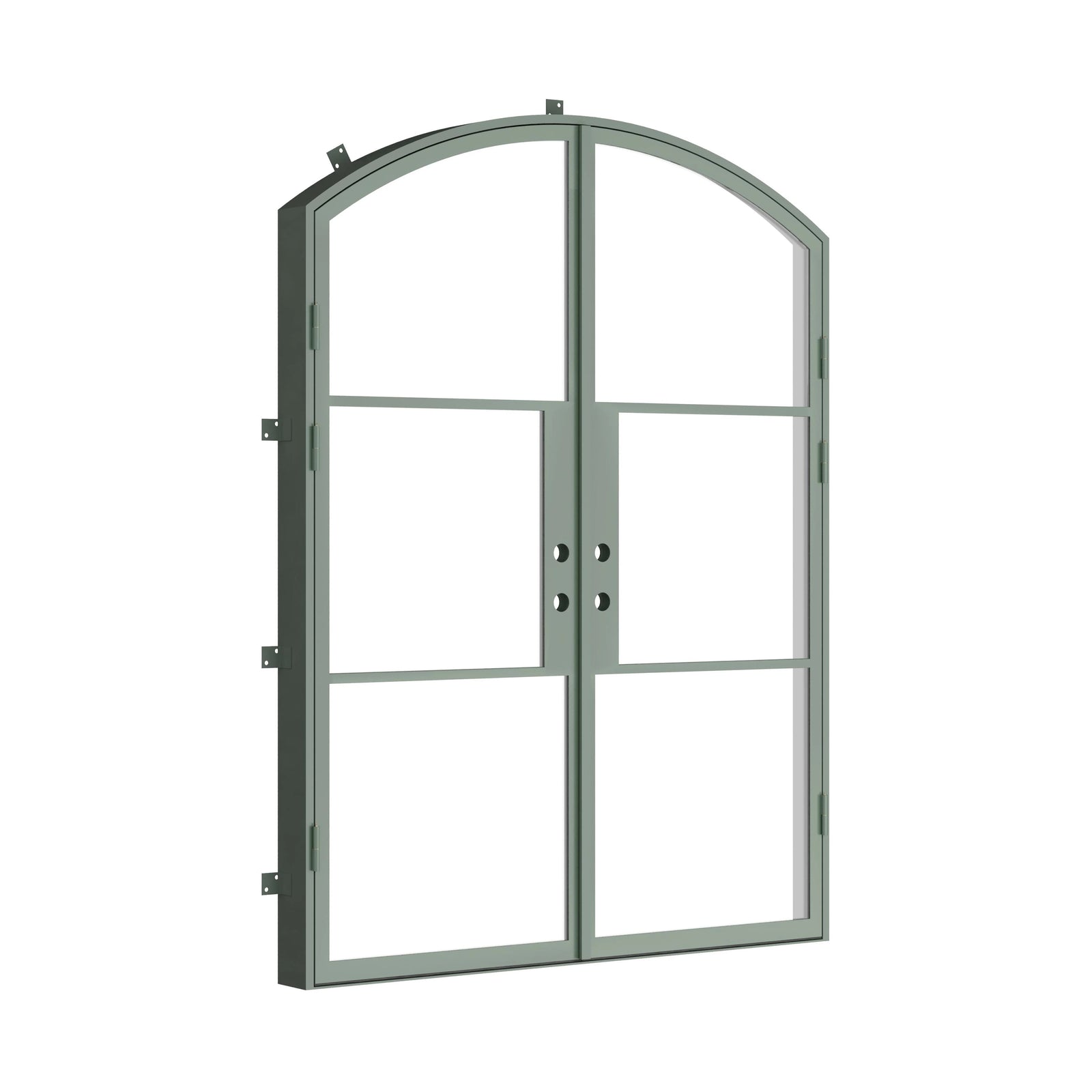 Pinkys Air 4 steel door, double, arch, closed