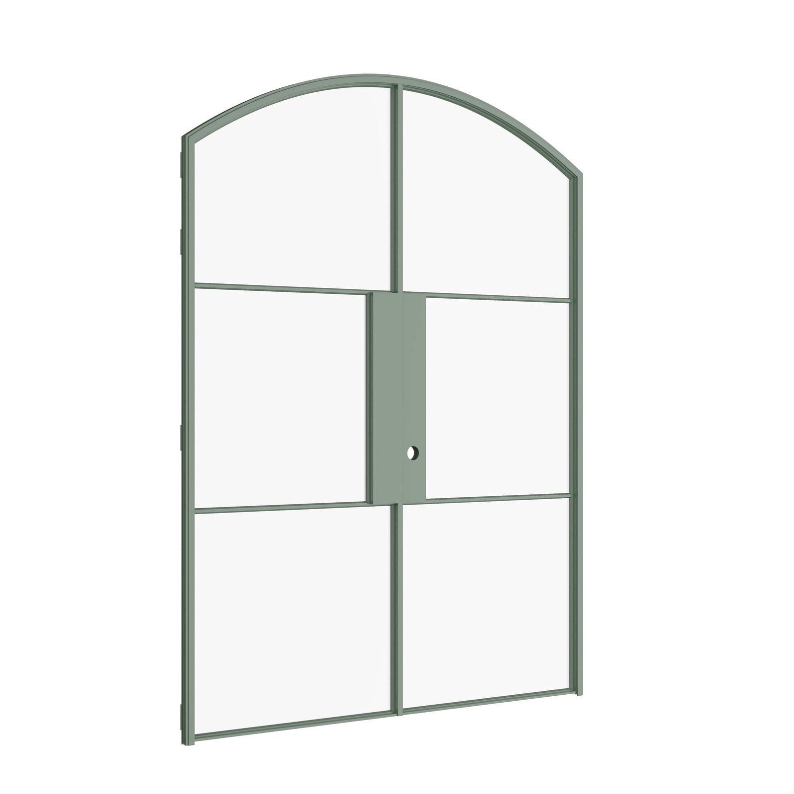 Pinkys Air 4 interior steel door, double, arch, closed