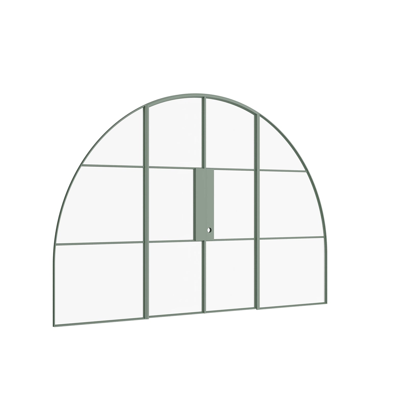 Pinkys Air 4 interior steel door, double, full arch, with side windows, closed