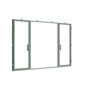 Air Lite with Thermal Break - Dual Single with Middle Fixed Panel Flat | Customize
