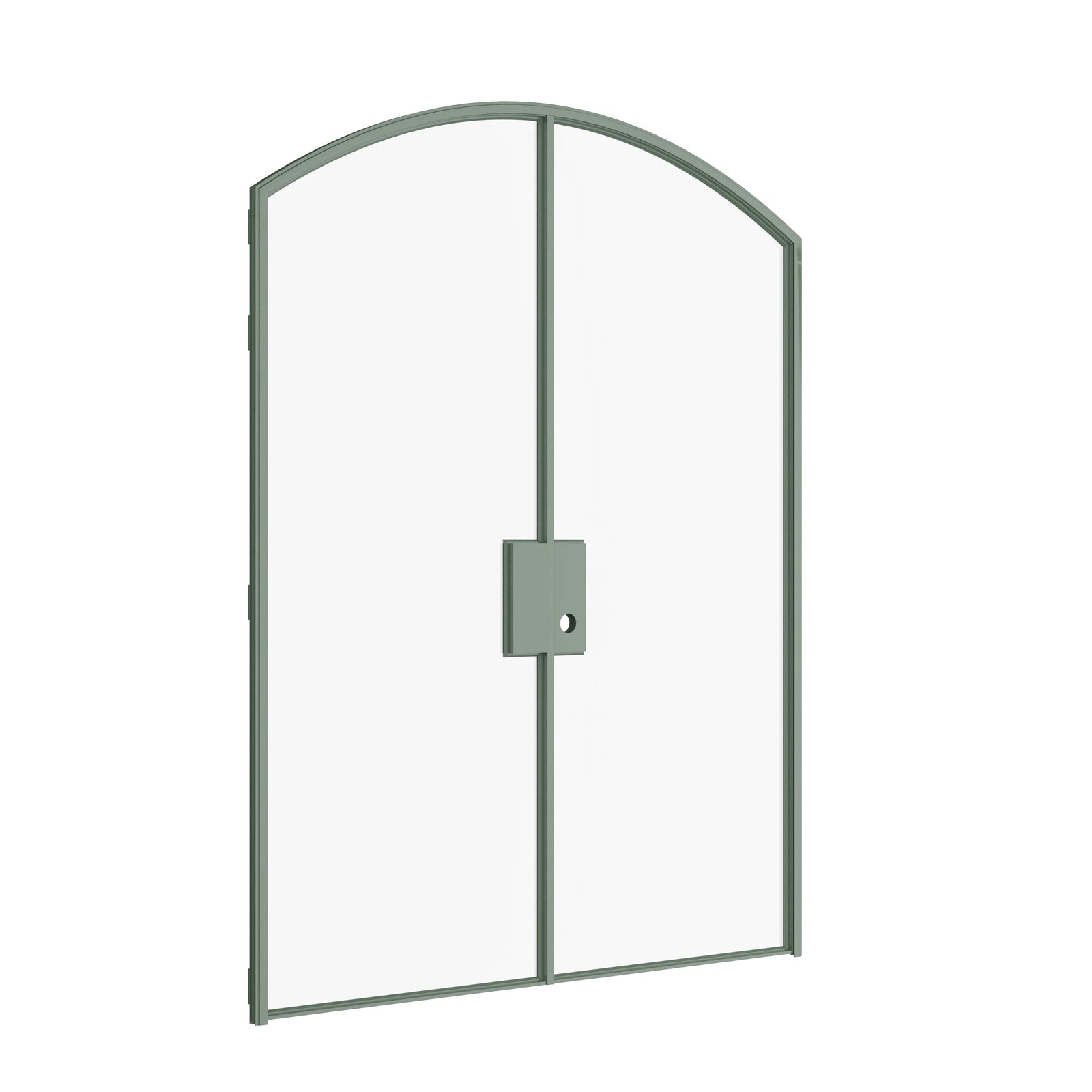 Pinkys Air Lite interior steel door, double, arch, closed