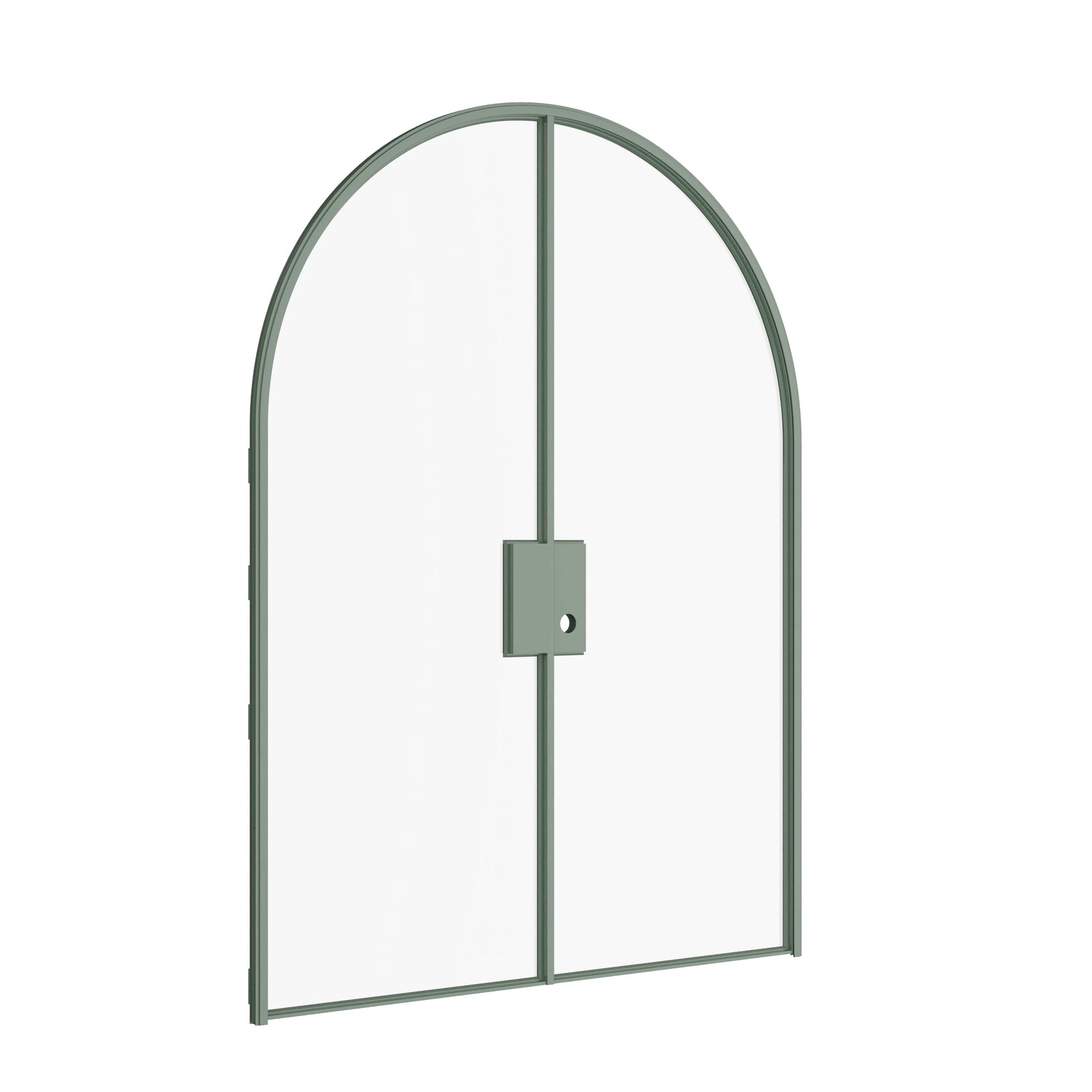 Pinkys Air Lite interior steel door, double, full arch, closed