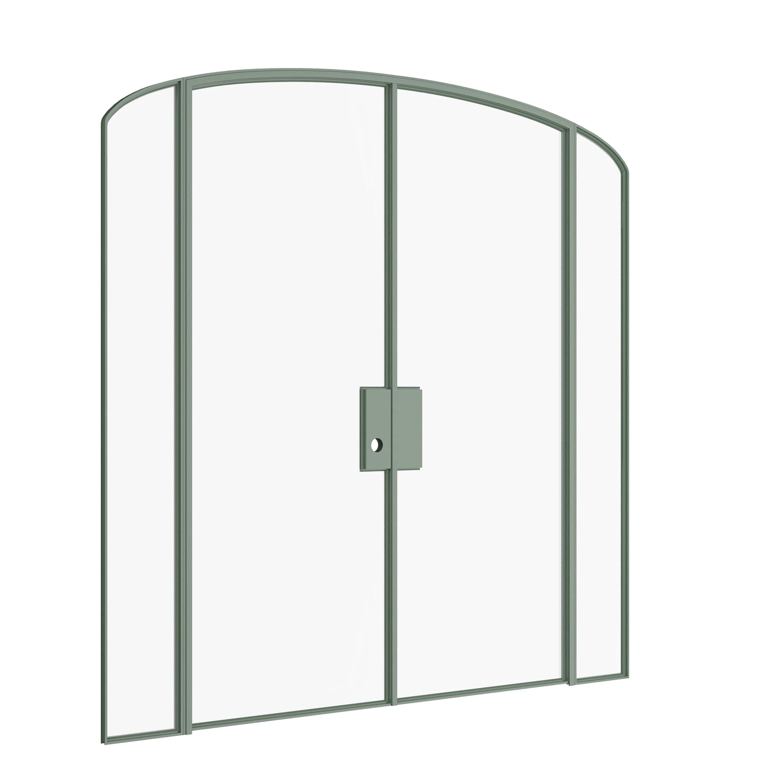 Pinkys Air Lite interior steel door, double, mini arch, closed