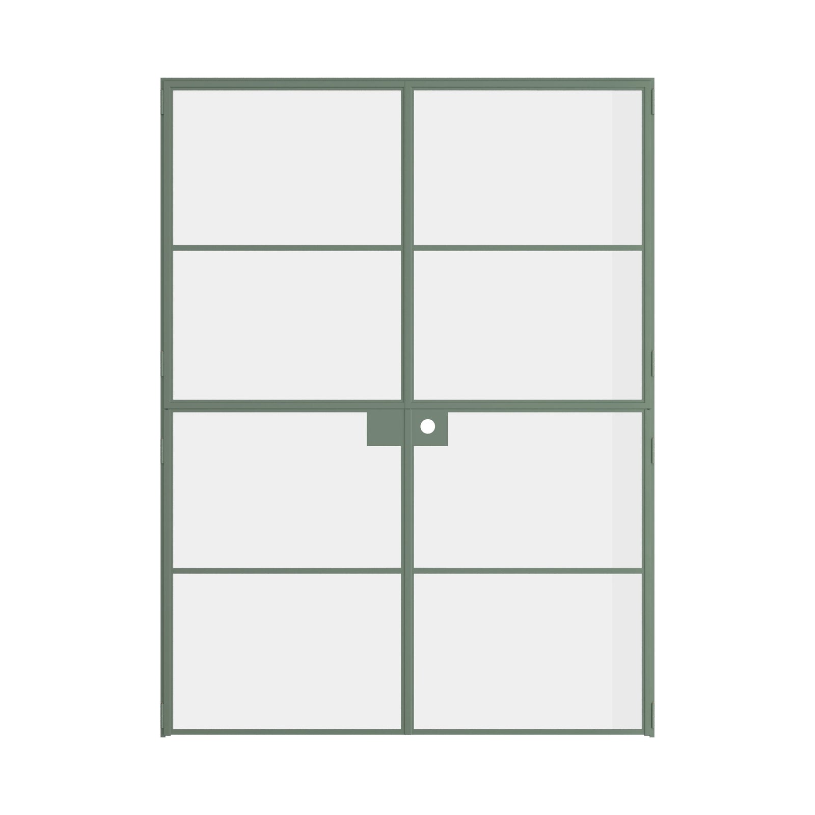 Pinkys Air 4 interior steel door, double, flat, Dutch, closed