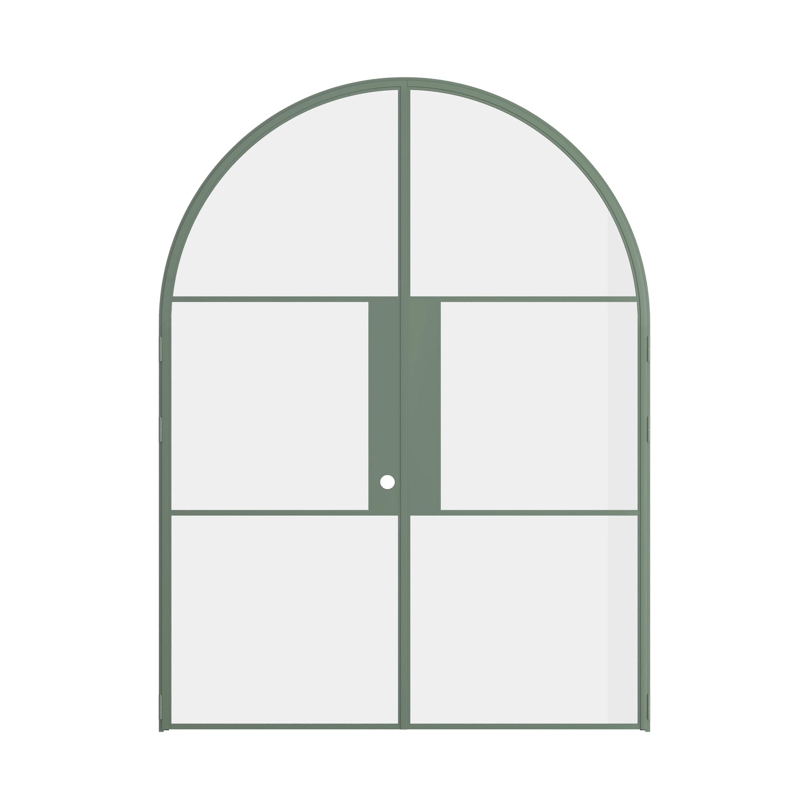 Pinkys Air 4 steel door, double, arch, closed