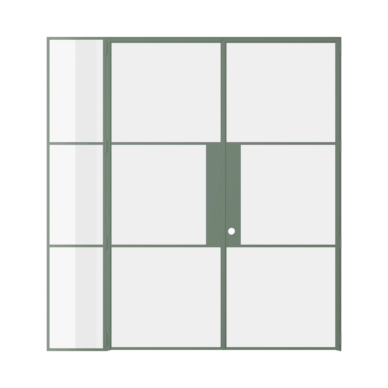 Pinkys Air 4 interior steel door, single, double, flat, closed
