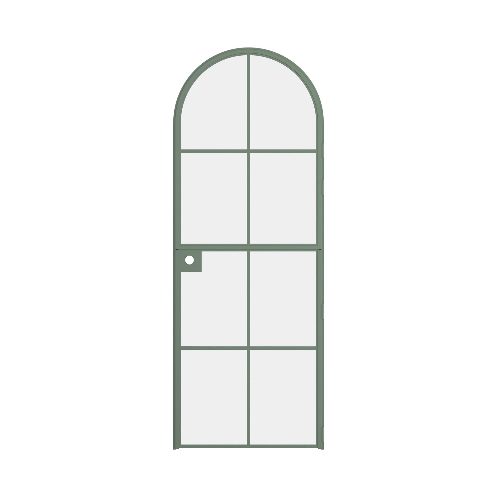 Pinkys Air 5 interior steel door, single, full arch, Dutch, closed