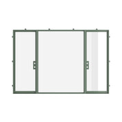 Air Lite with Thermal Break - Dual Single with Middle Fixed Panel Flat | Customize