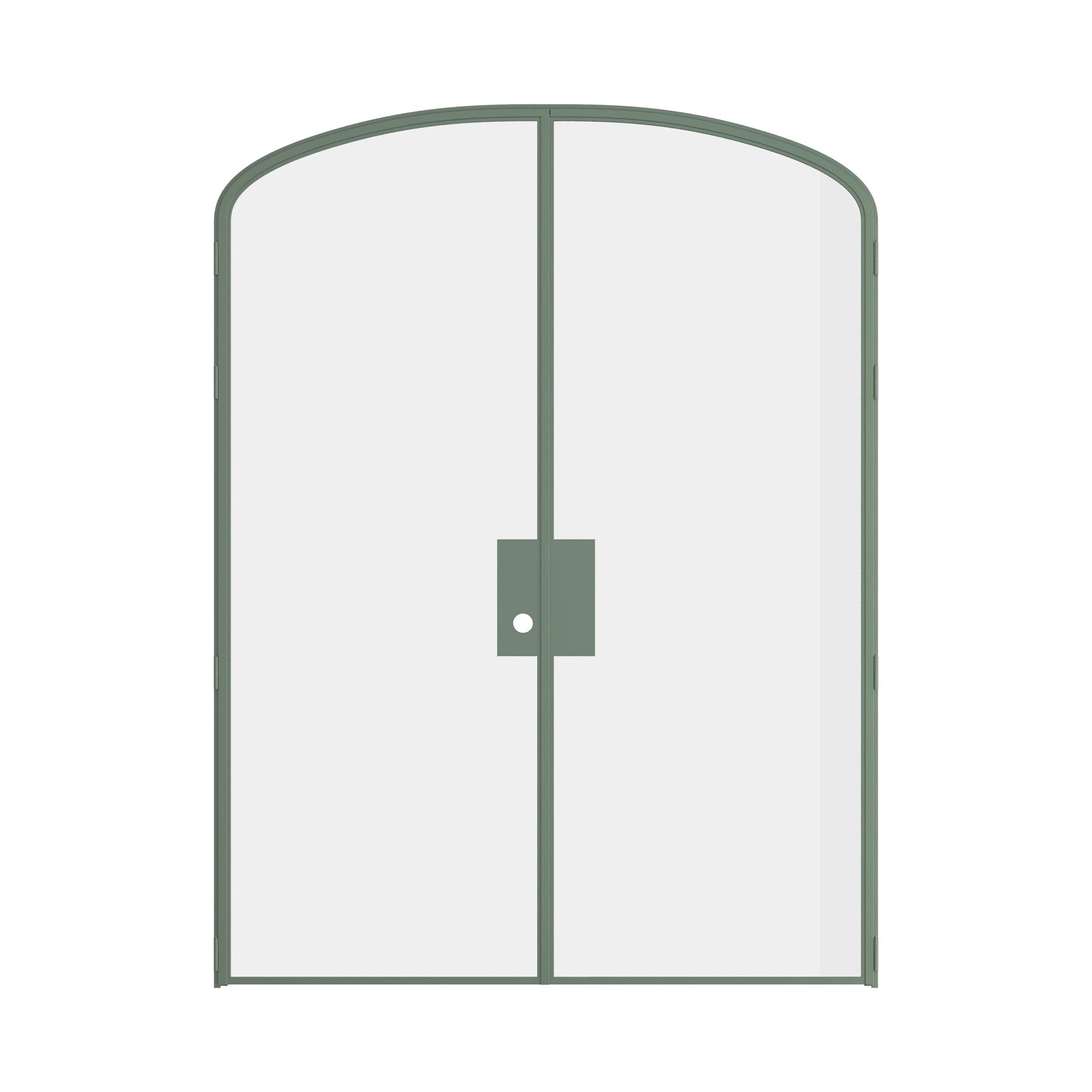 Pinkys Air Lite steel door, double, mini arch, closed