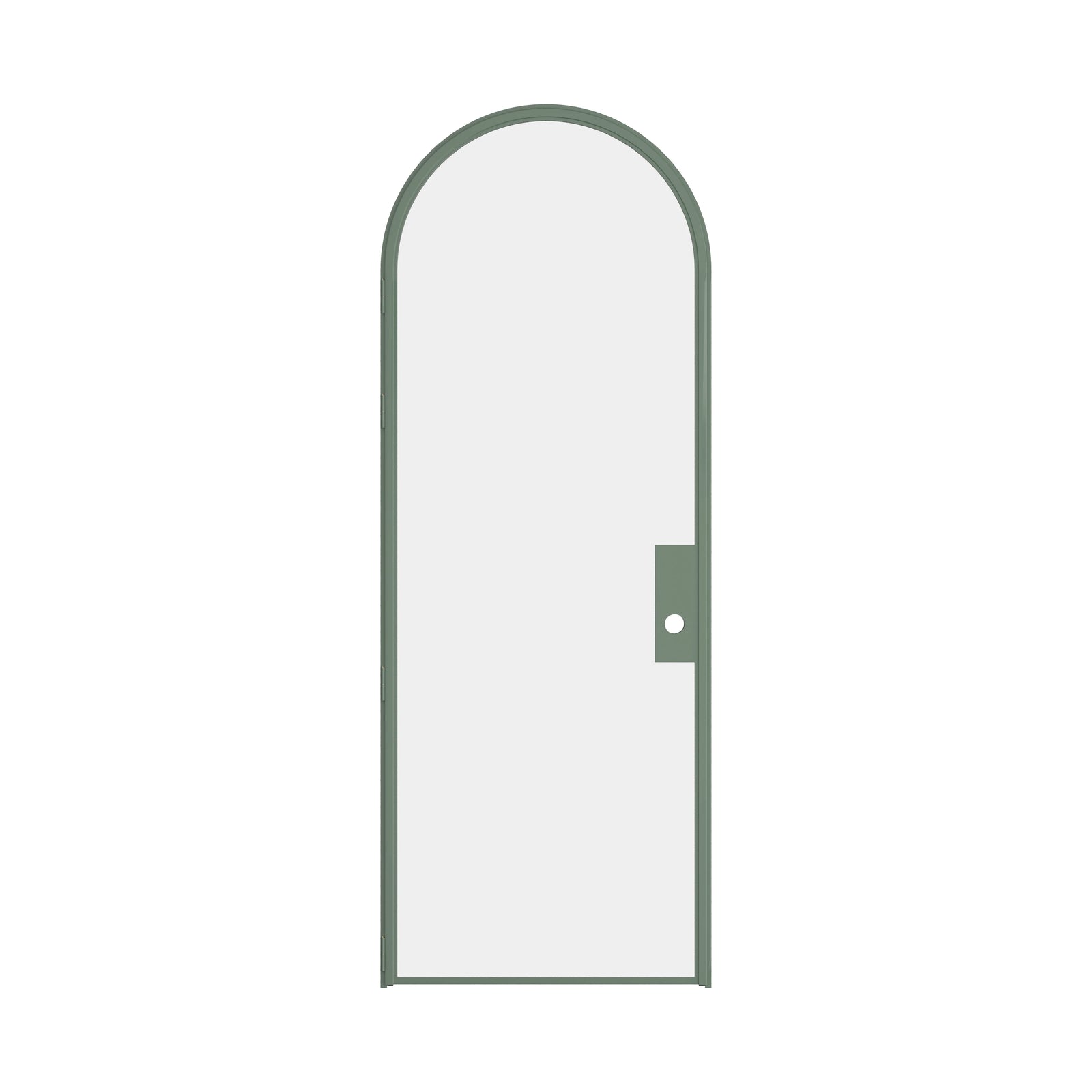 Pinkys Air Lite interior steel door, single, full arch, closed