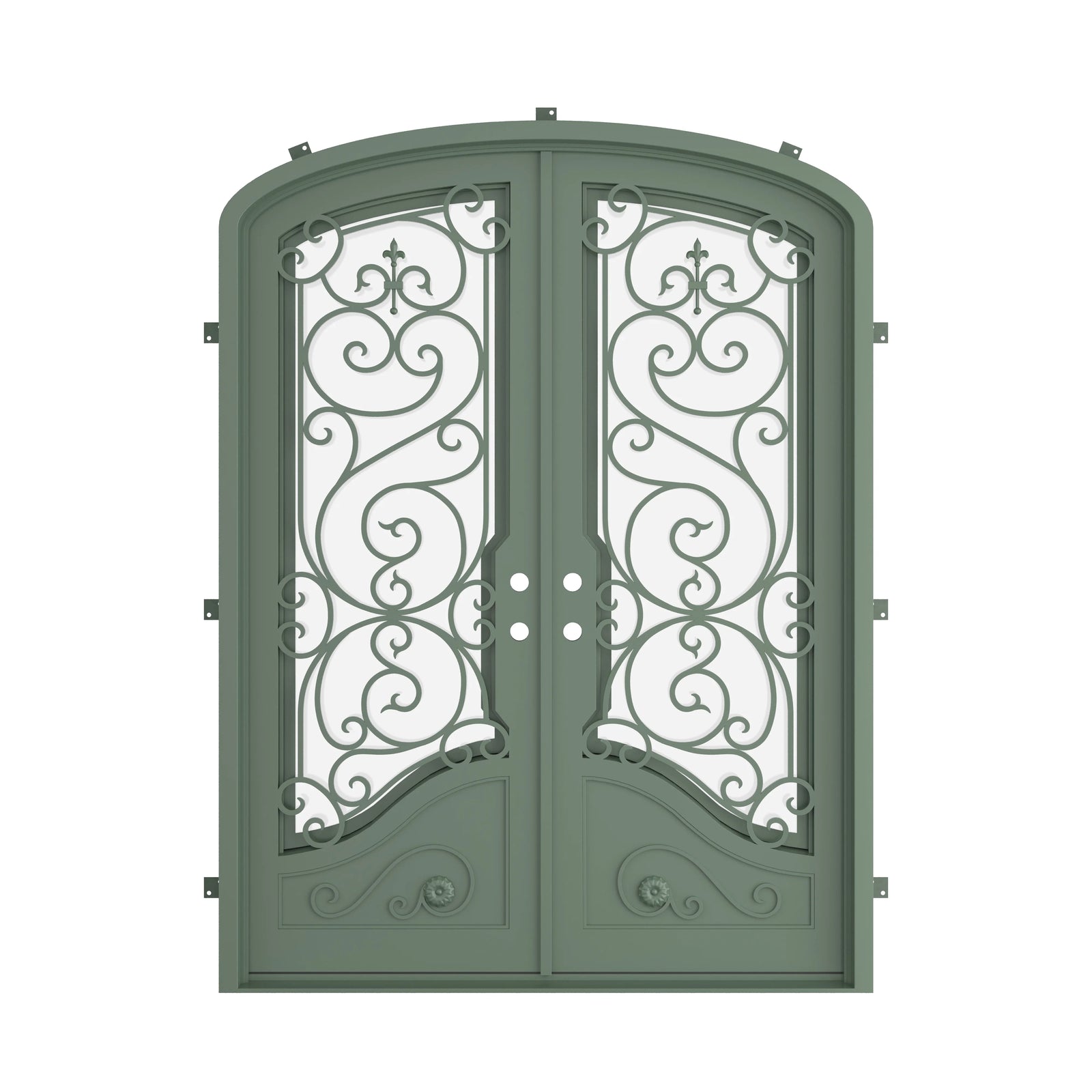 Pinkys Beverly steel door, double, mini arch, closed