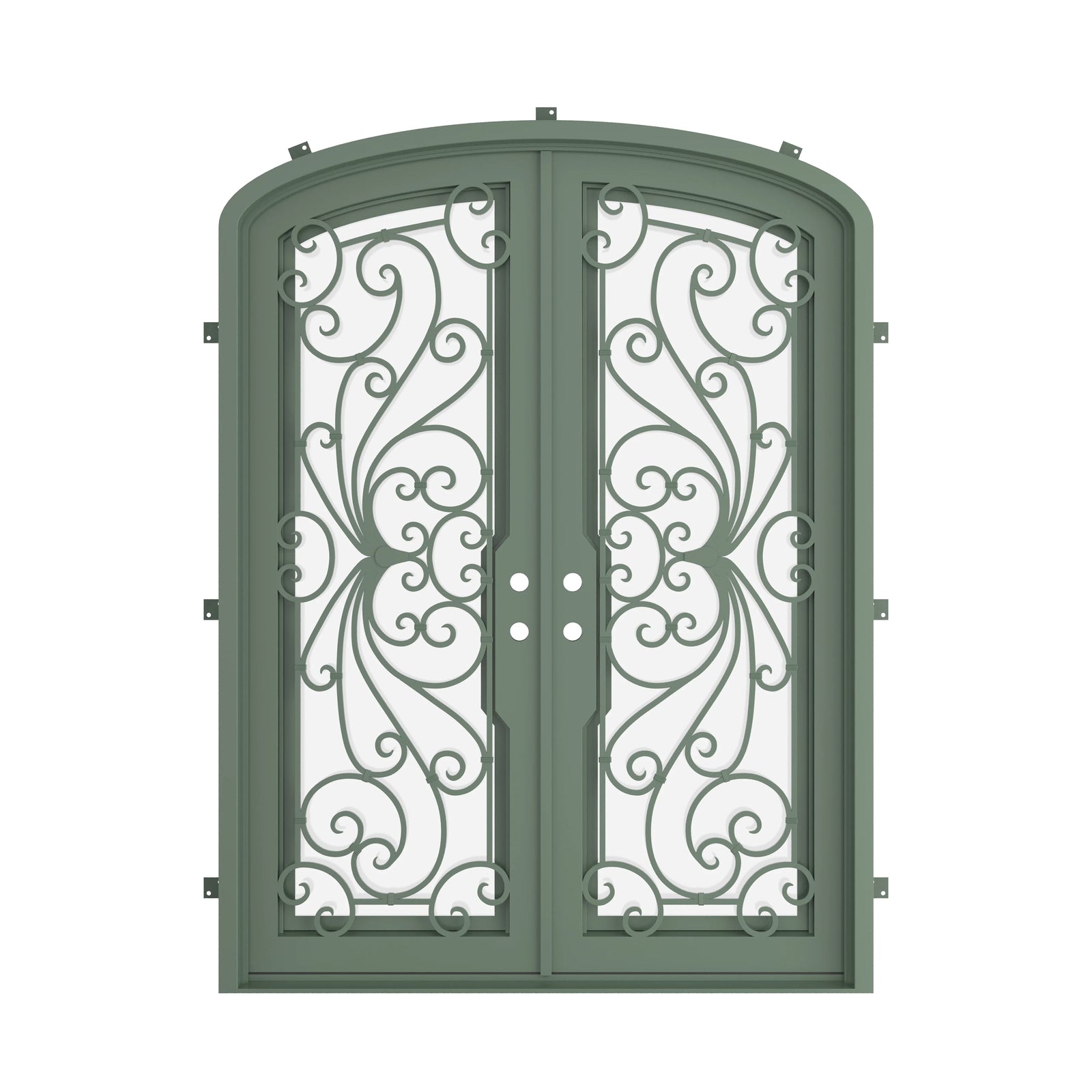 Pinkys Miracle steel door, double, mini arch, closed