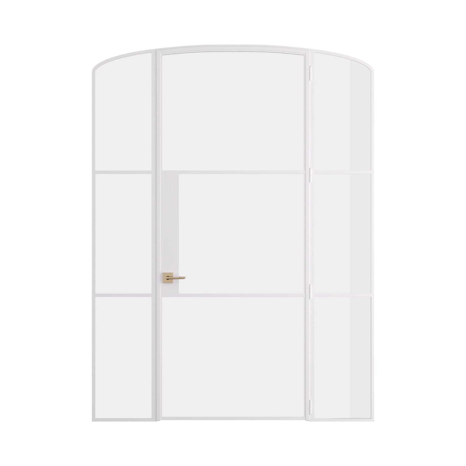 Pinkys Air 4 interior steel door, single, mini arch, with side windows, closed