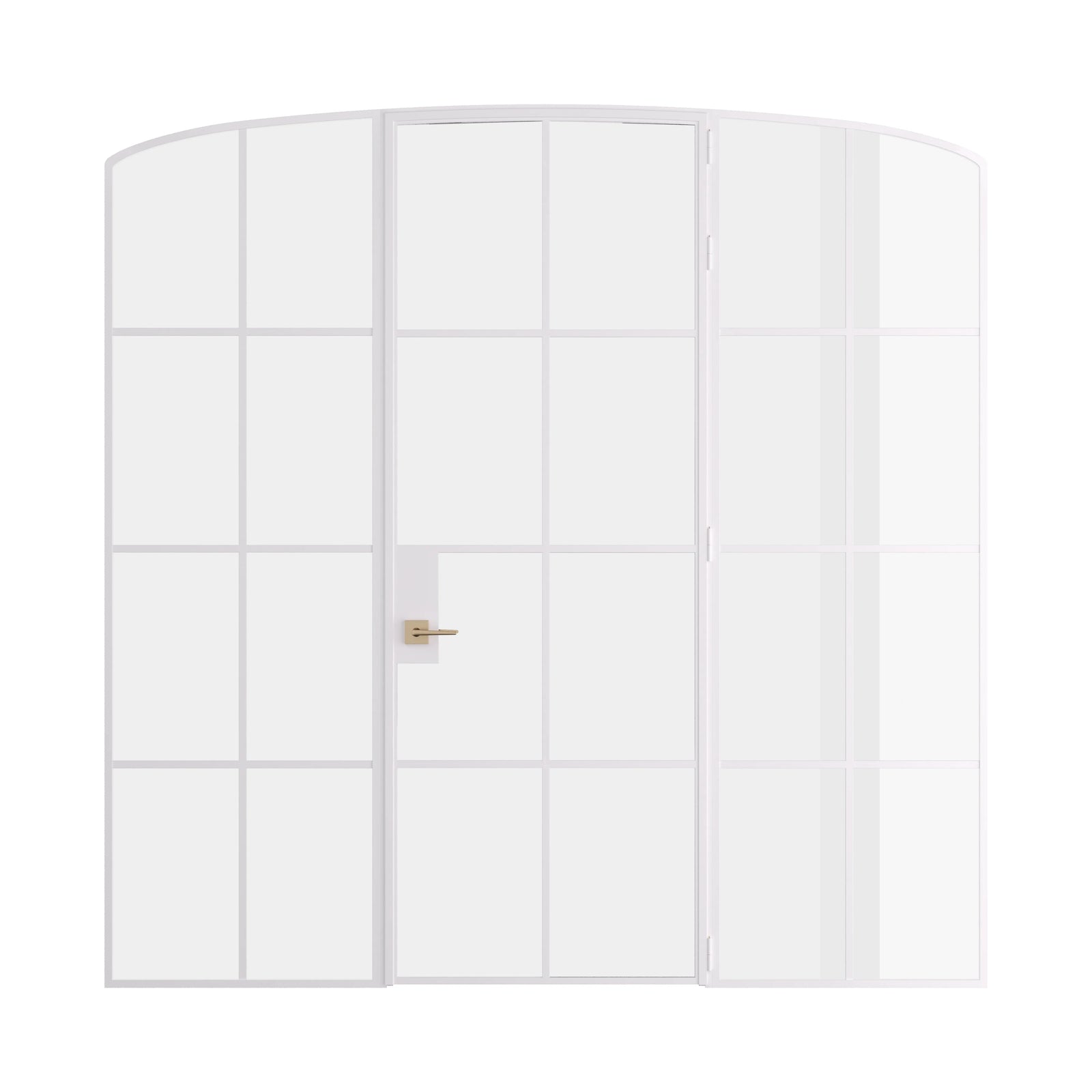Pinkys Air 5 interior steel door, single, mini arch, with side windows, closed