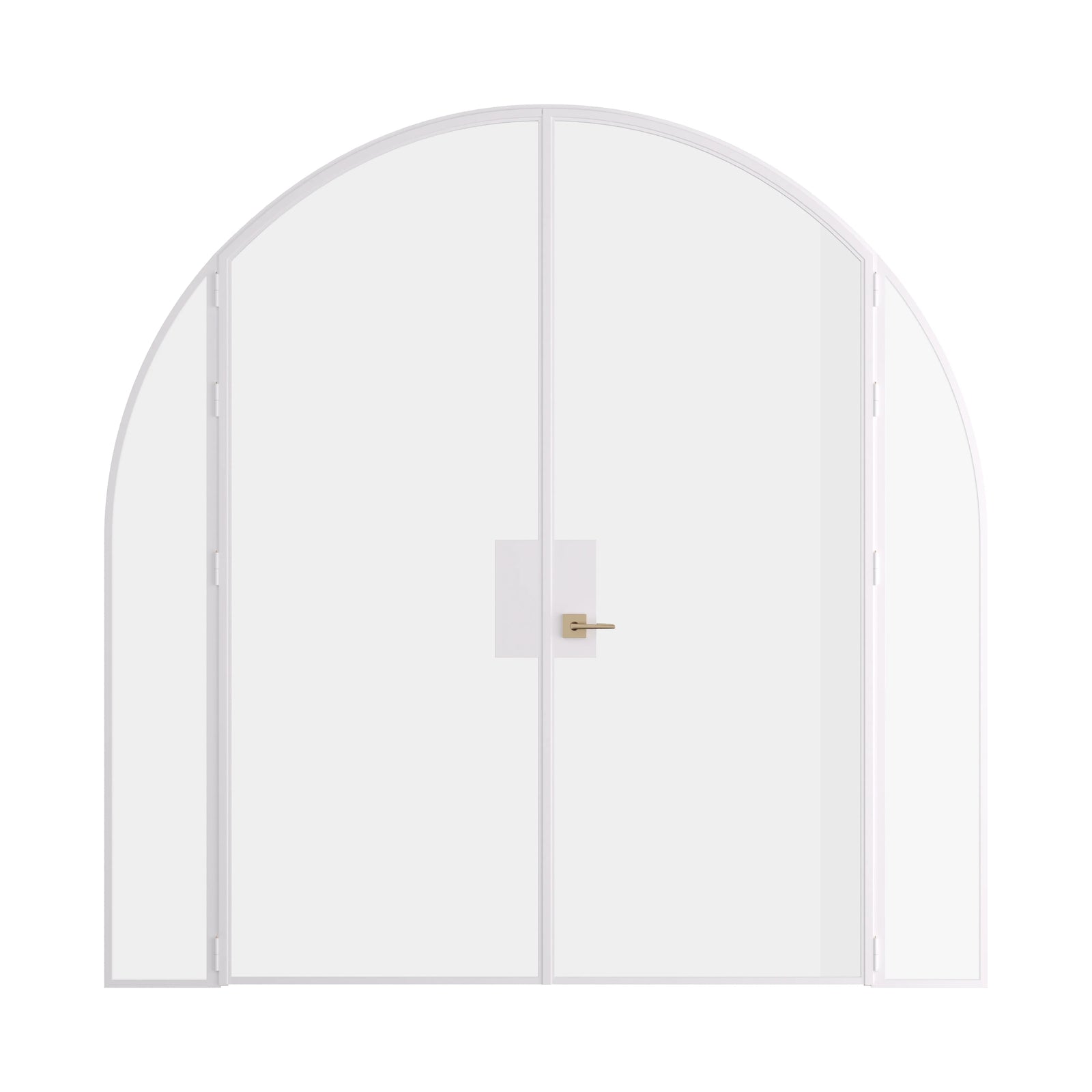 Pinkys Air Lite interior steel door, double, full arch, closed