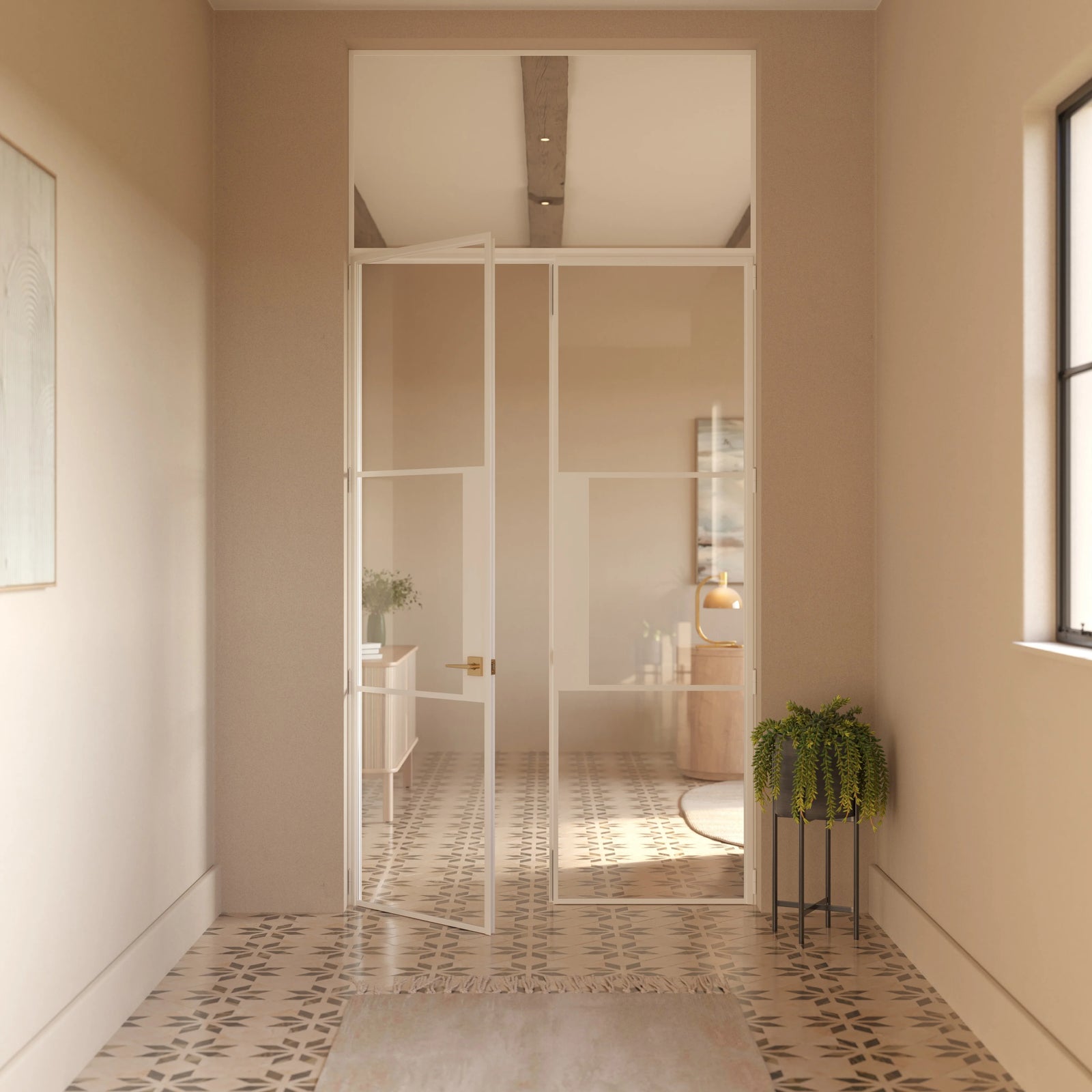 Pinkys Air Lite interior steel door