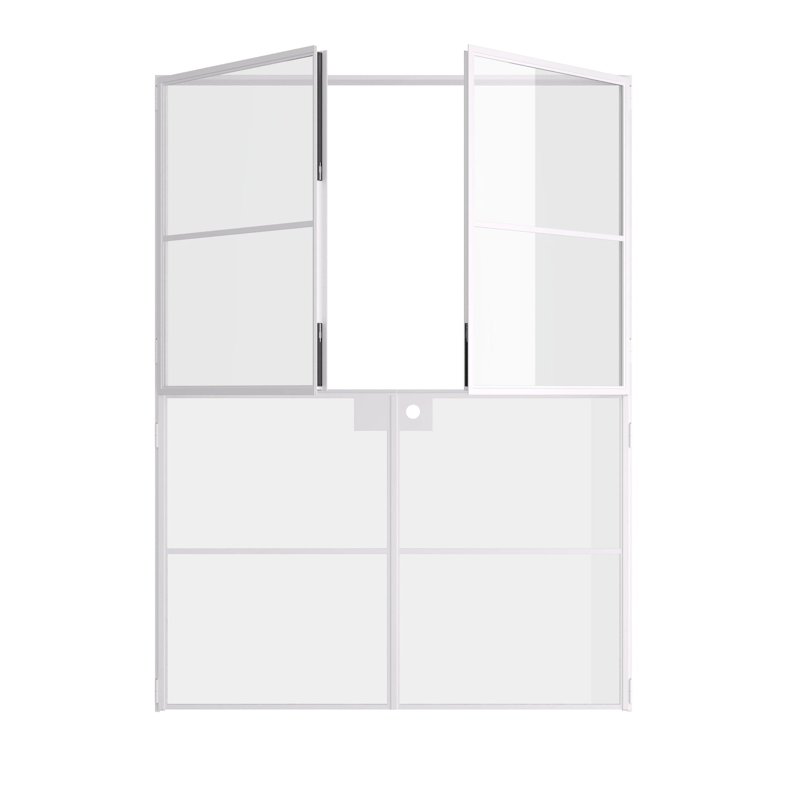Pinkys Air 4 interior steel door, double, flat, Dutch, open