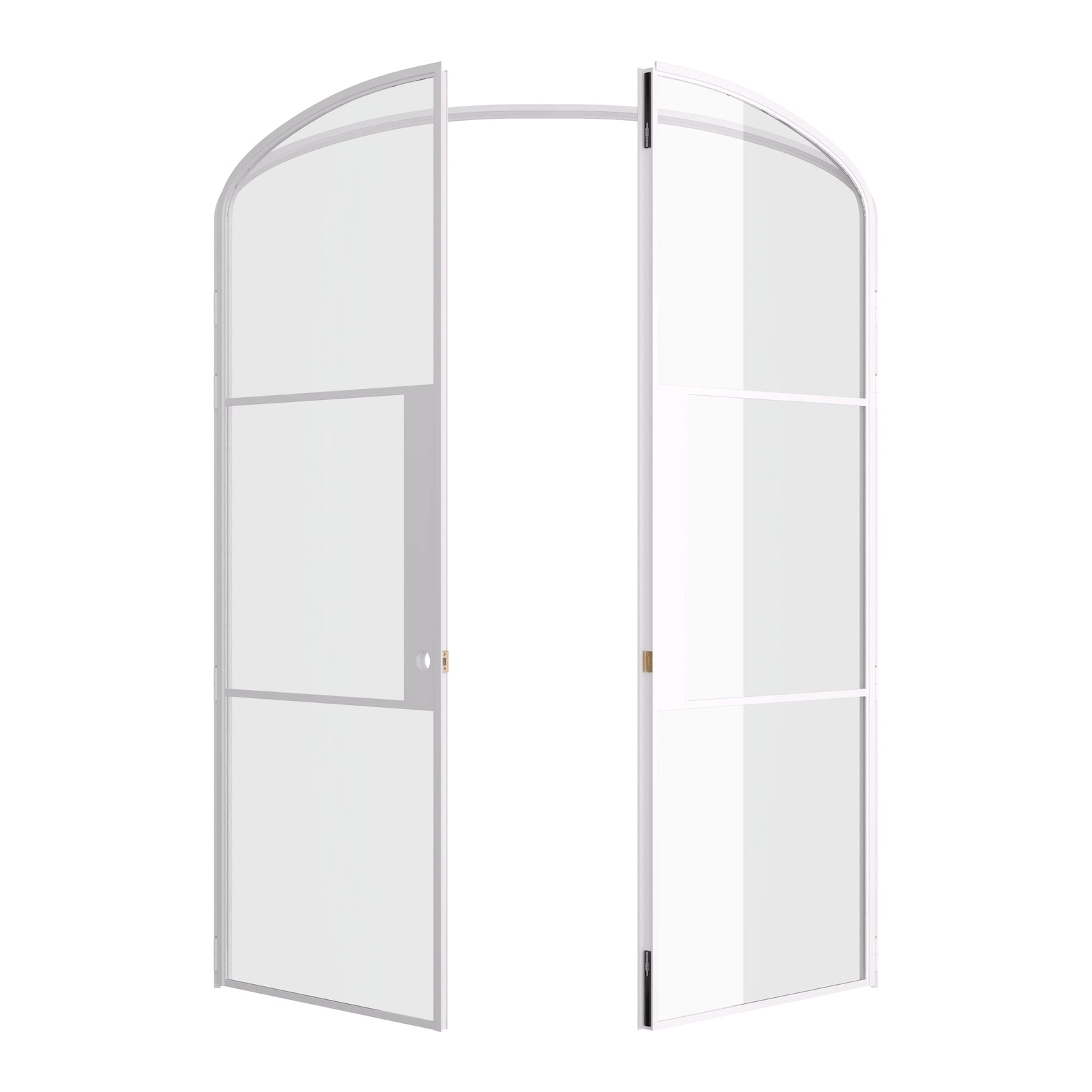 Pinkys Air 4 interior steel door, double, arch, open
