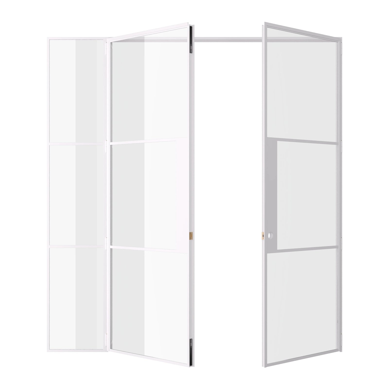 Pinkys Air 4 interior steel door, single, double, flat, open